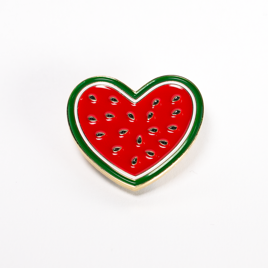 Watermelon Heart Pin